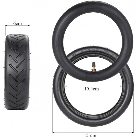 Running Board Scooter E-Scooter Kalle and Emma Replacement Tire + Tube 8.5 x 2 inch