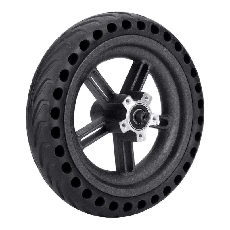 Aro atrás da roda pneu de borracha sólida para Xiaomi Mi Scooter M365 completo
