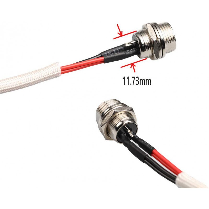 Oplaadaansluiting 4-pins voor hoverboard 6,5/8/10 inch