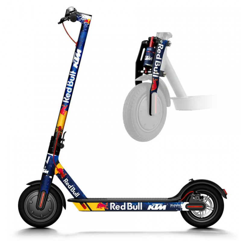 Xiaomi M365 PRO2 1S Lite Tuning Redbull X KTM Umbau Service in Blau