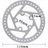 Bremsscheibe für SoFlow SO3 pro gen 2 S03 mit Schrauben für Vorne oder Hinten