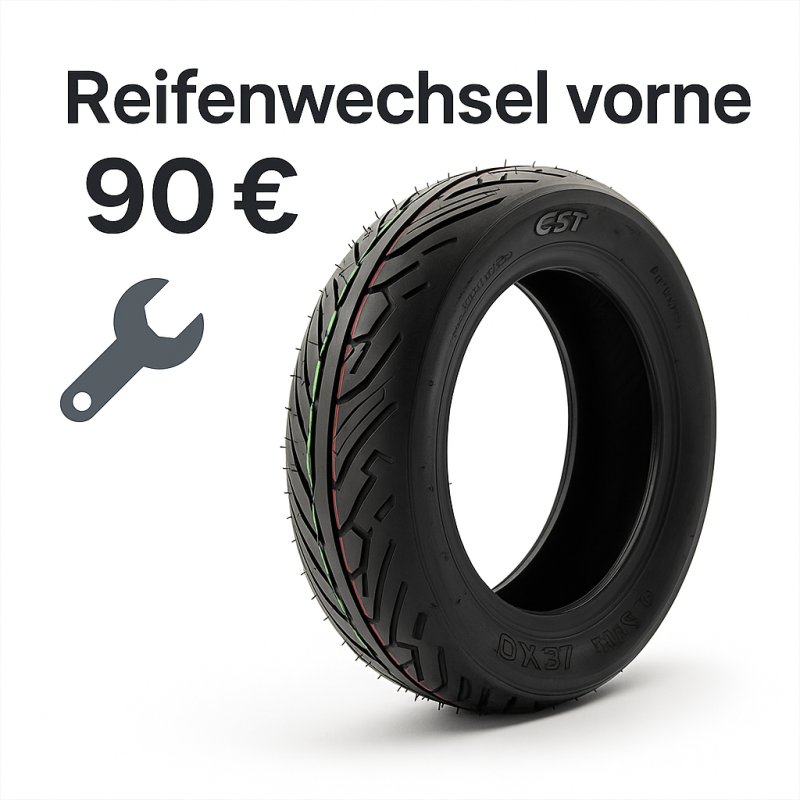 Teverun Fighter Mini Pro – Reifenwechsel vorne